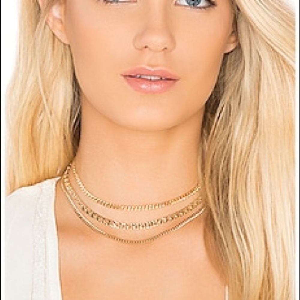 Izzy layered choker from Revolve
